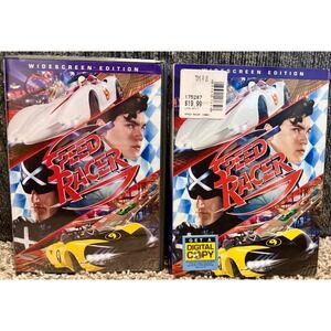 Warner Bros Speed Racer DVD Excellent Widescreen 2008 Film